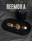 Sun Emblem Shirt Collar Chain Button