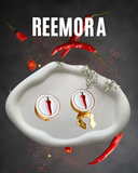 Red Chilli Motif Button