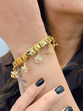 Gold Star & Lucky Charm Evil Eye Bracelet
